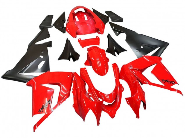 Carenagens Moto Kawasaki ZX10R 2004-2005 - Vermelho Preto Ninja