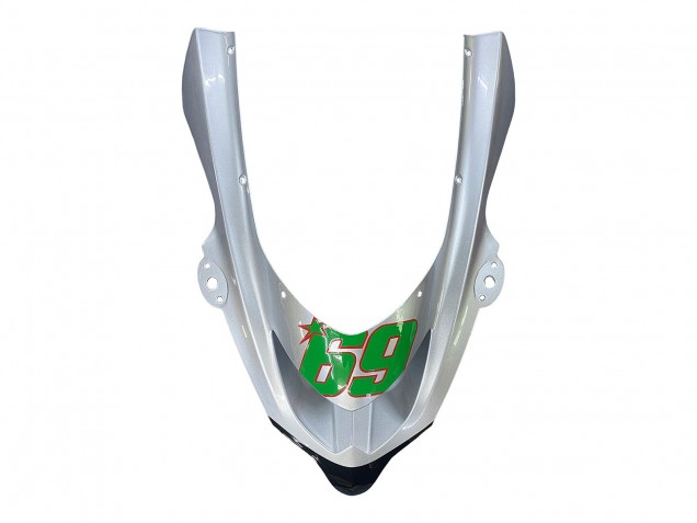 Carenagens Moto Kawasaki ZX10R 2004-2005 - Verde Prata Preto 69