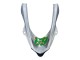 Carenagens Moto Kawasaki ZX10R 2004-2005 - Verde Prata Preto 69