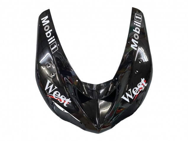 Carenagens Moto Kawasaki ZX10R 2006-2007 - Preto Brilhante Branco West
