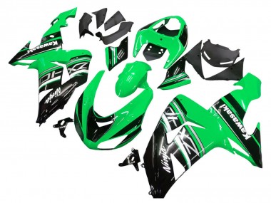 Kits Carenagem Moto Kawasaki ZX10R 2006-2007 - Verde Branco Preto