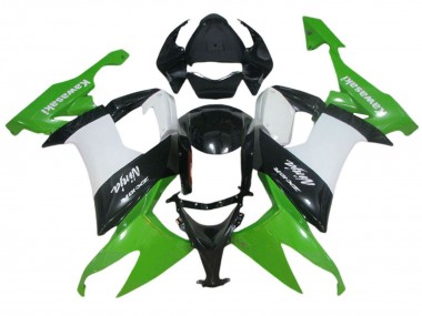 Carenagem Moto Kawasaki ZX10R 2006-2007 - Verde Branco Preto