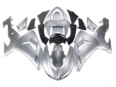Carenagens Moto Kawasaki ZX10R 2006-2007 - Prata Preto Ninja