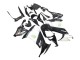 Carenagens Moto Kawasaki ZX10R 2008-2010 - Preto Brilhante Branco Verde Monstro Elf