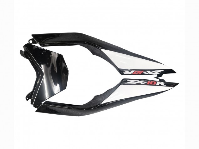 Carenagens Moto Kawasaki ZX10R 2008-2010 - Preto Brilhante Branco Verde Monstro Elf