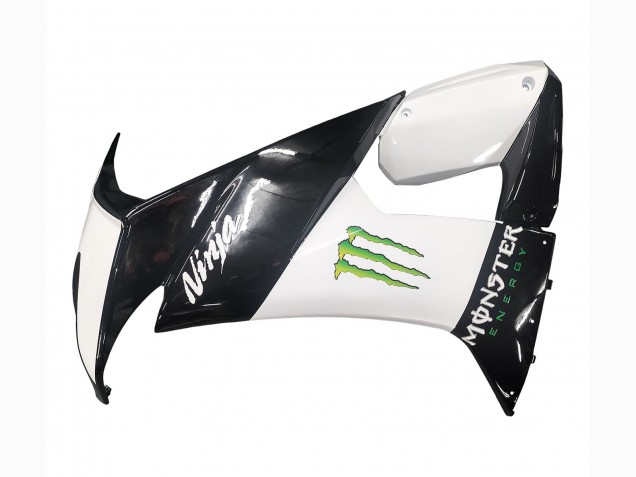 Carenagens Moto Kawasaki ZX10R 2008-2010 - Preto Brilhante Branco Verde Monstro Elf