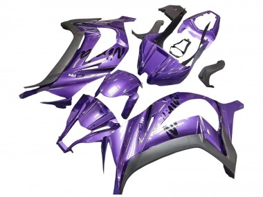 Carenagem Moto Kawasaki ZX10R 2011-2015 - Roxo Preto Fosco