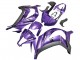 Carenagem Moto Kawasaki ZX10R 2011-2015 - Roxo Preto Fosco