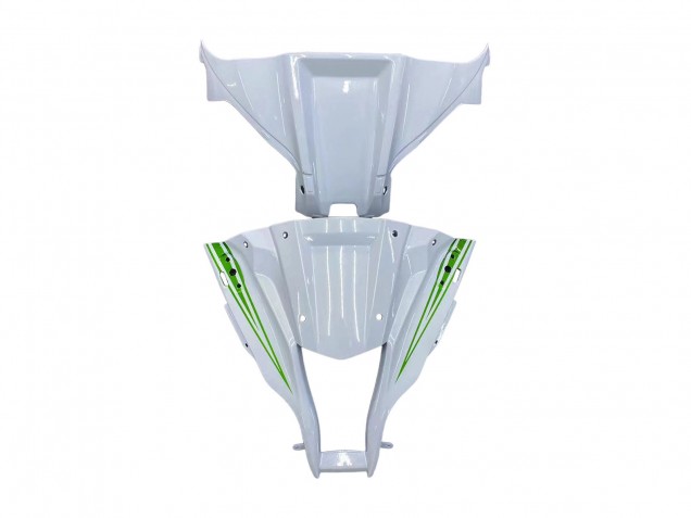 Carenagens Moto Kawasaki ZX10R 2011-2015 - Branco Verde Listra Preto Ninja
