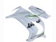 Carenagens Moto Kawasaki ZX10R 2011-2015 - Branco Verde Listra Preto Ninja