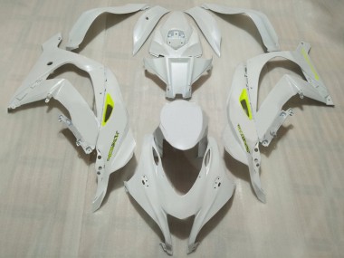 Carenagens Moto Kawasaki ZX10R 2016-2020 - Branco Amarelo Néon