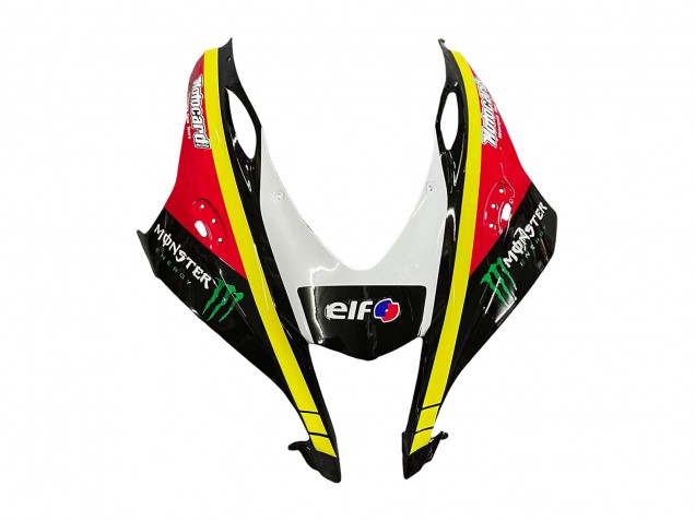 Carenagens Moto Kawasaki ZX10R 2016-2020 - Verde Amarelo Vermelho Preto Elf Monstro