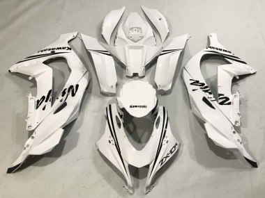 Carenagens Moto Kawasaki ZX10R 2016-2020 - Branco Preto