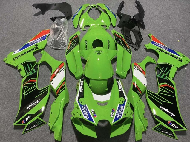 Carenagens Moto Kawasaki ZX10R 2021-2025 - Verde Branco Azul Preto Vermelho Showr Elf Mouldings Monstro