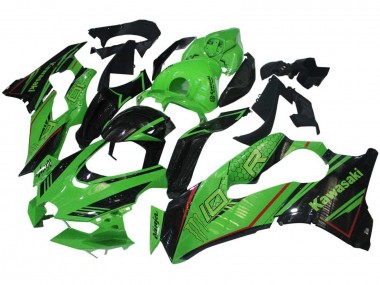 Carenagens Moto Kawasaki ZX10R 2021-2025 - Verde Preto Brilhante