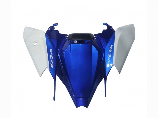 Carenagens Moto Kawasaki ZX10R 2021-2025 - Branco Verde Azul Preto