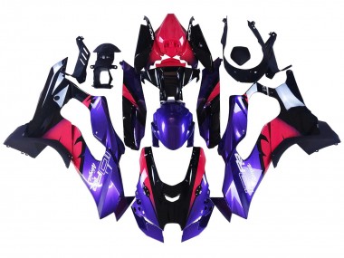 Carenagens Moto Kawasaki ZX10R 2021-2025 - Vermelho Preto Roxo Branco