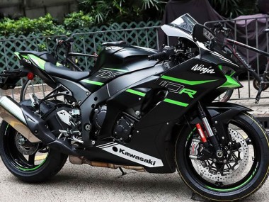 Carenagens Moto Kawasaki ZX10R 2021-2025 - Preto Verde Branco