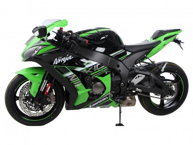 Carenagens Moto Kawasaki ZX10R 2021-2025 - Verde Preto Prata