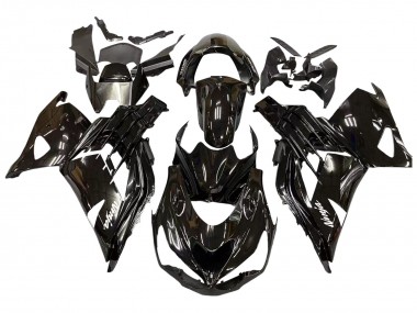 Carenagens Moto Kawasaki ZX14R ZZR1400 2012-2024 - Preto Brilhante Preto Fosco Branco Ninja