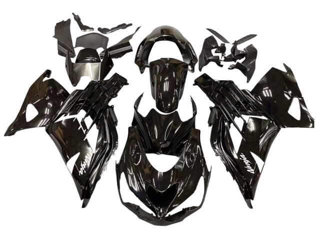 Carenagens Moto Kawasaki ZX14R ZZR1400 2012-2024 - Preto Brilhante Preto Fosco Branco Ninja