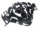 Carenagem Moto Kawasaki ZX14R ZZR1400 2012-2024 - Preto Brilhante Preto Fosco Branco Ninja