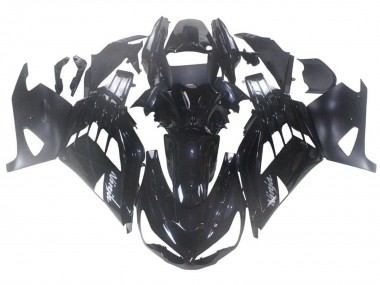 Carenagem Moto Kawasaki ZX14R ZZR1400 2012-2024 - Preto Brilhante Preto Fosco Branco Ninja