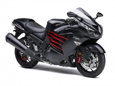 Carenagens Moto Kawasaki ZX14R ZZR1400 2012-2024 - Preto Fosco Vermelho Branco Ninja