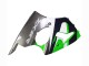 Carenagens Moto Kawasaki ZX6R 1998-1999 - Verde Branco Azul Escuro Prata