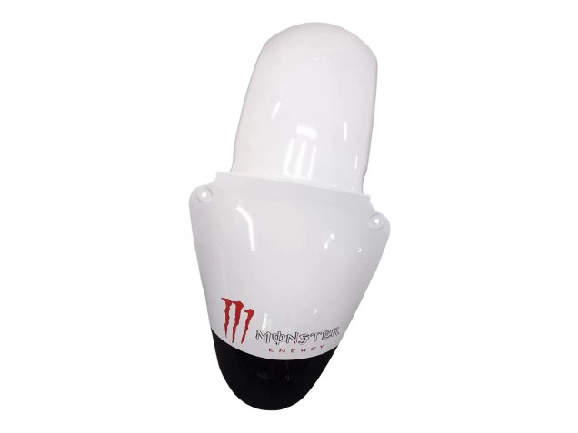 Carenagens Moto Kawasaki ZX6R 2000-2002 - Branco Preto Vermelho Monstro