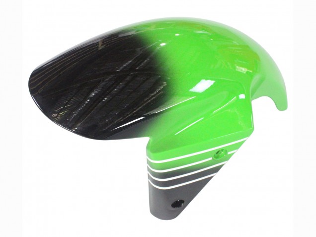 Carenagens Moto Kawasaki ZX6R 2003-2004 - Verde Branco Preto