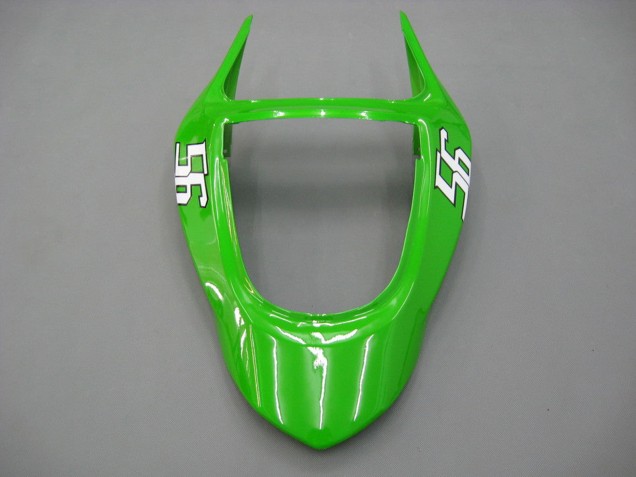 Carenagens Moto Kawasaki ZX6R 2003-2004 - Verde Branco Preto Elf Bridgestone