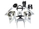 Carenagens Moto Kawasaki ZX6R 2003-2004 - Branco Preto Motul Lucky Strike