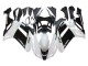 Carenagens Moto Kawasaki ZX6R 2007-2008 - Preto Branco Ninja