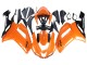 Carenagens Moto Kawasaki ZX6R 2007-2008 - Laranja Preto Ninja