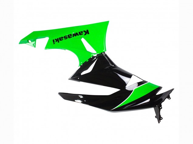 Carenagens Moto Kawasaki ZX6R 2009-2012 - Verde Preto Brilhante