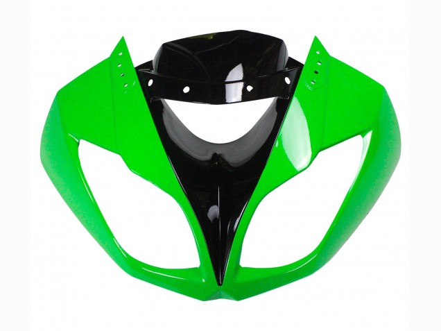 Carenagens Moto Kawasaki ZX6R 2009-2012 - Verde Preto Brilhante