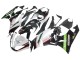 Carenagens Moto Kawasaki ZX6R 2009-2012 - Branco Vermelho Preto Verde