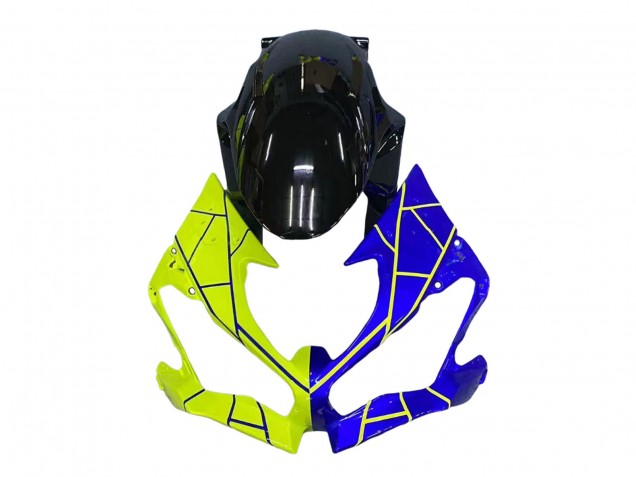 Carenagens Moto Kawasaki ZX6R 2019-2022 - Azul Amarelo