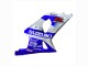 Carenagens Moto Suzuki GSXR1000 2000-2002 - Azul Branco Prata Castrol Dunlop