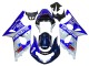 Carenagens Moto Suzuki GSXR1000 2000-2002 - Azul Branco Prata Castrol Dunlop