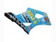 Carenagens Moto Suzuki GSXR 1000 2003-2004 - Azul Claro Amarelo Preto Rizla Motul