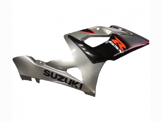 Carenagem Moto Suzuki GSXR 1000 2005-2006 - Prata Preto Vermelho