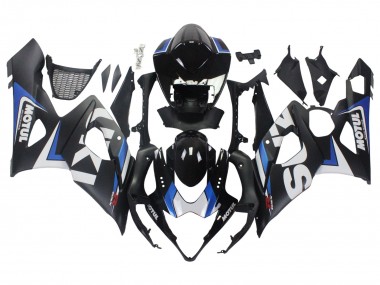 Carenagens Moto Suzuki GSXR 1000 2005-2006 - Preto Azul Branco Motul