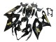 Carenagens Moto Suzuki GSXR 1000 2005-2006 - Preto Brilhante Ouro Decal