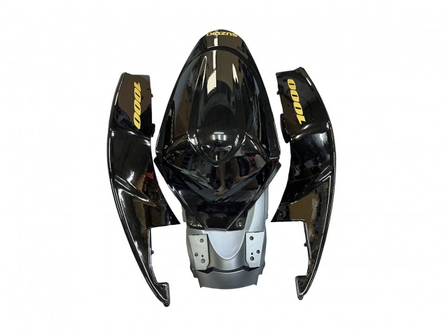 Carenagens Moto Suzuki GSXR 1000 2005-2006 - Preto Brilhante Ouro Decal