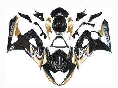 Carenagens Moto Suzuki GSXR 1000 2005-2006 - Preto Ouro