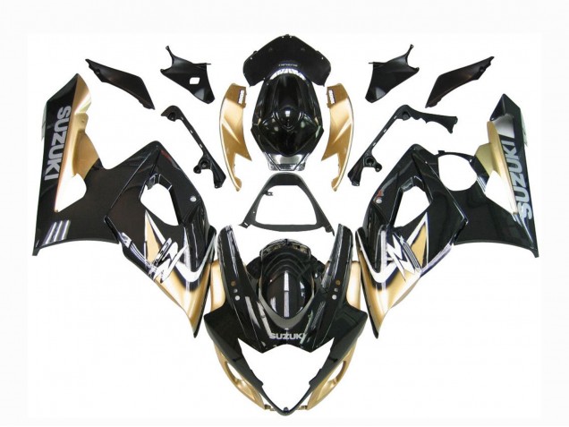 Carenagens Moto Suzuki GSXR 1000 2005-2006 - Preto Ouro