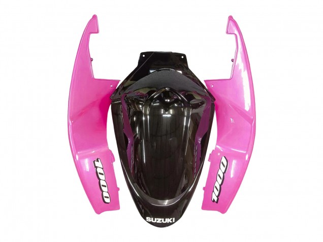 Carenagens Moto Suzuki GSXR 1000 2005-2006 - Preto Brilhante Rosa