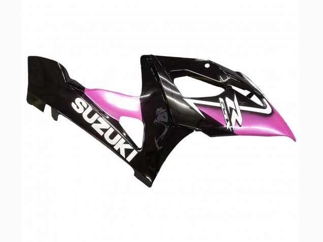 Carenagens Moto Suzuki GSXR 1000 2005-2006 - Preto Brilhante Rosa